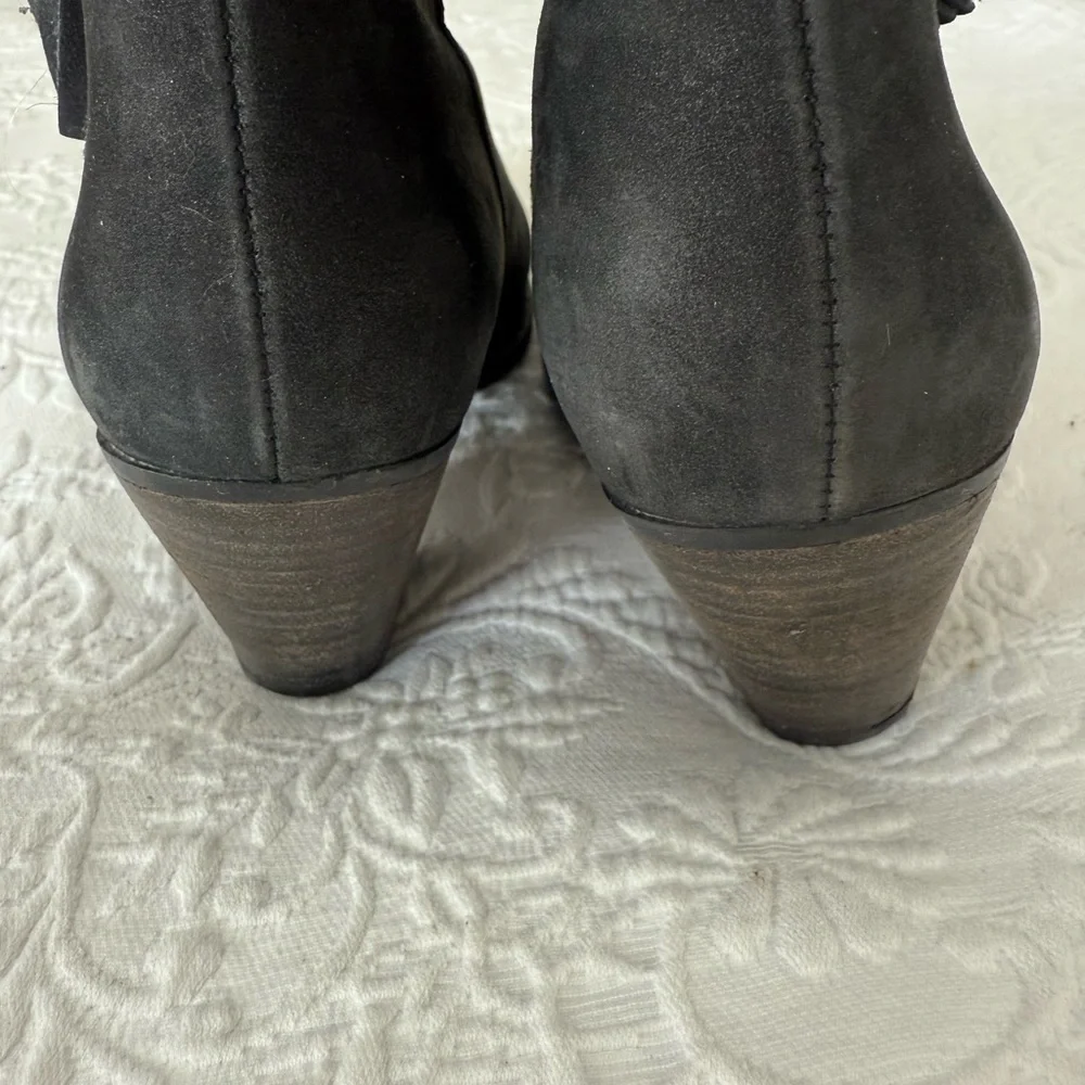 Stuart WEITZMAN Black Suede booties. Size 5.5
